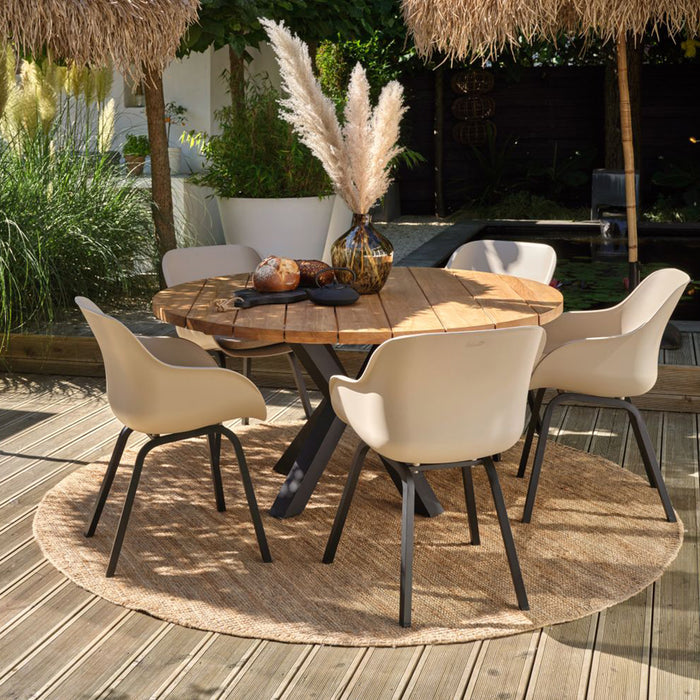 Hartman Stephanie Tuintafel - Ø 150 cm - Zwart