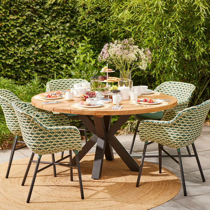 Hartman Stephanie Tuintafel 200 x 120 cm - Zwart