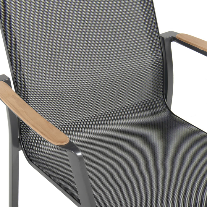 Hartman Lea Tuinstoel Stapelbaar - Teakhout