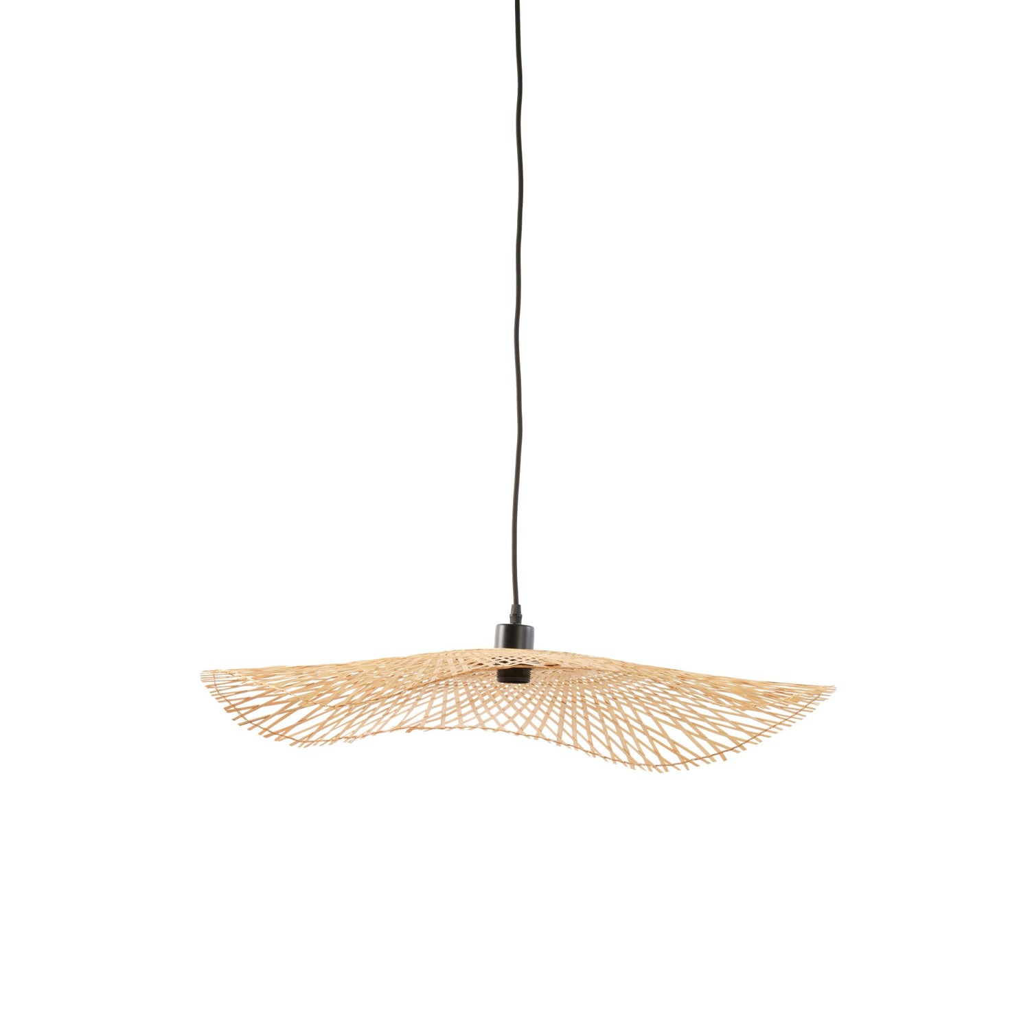 Luqaza Hanglamp Liene - Bamboe - 65x65x10cm