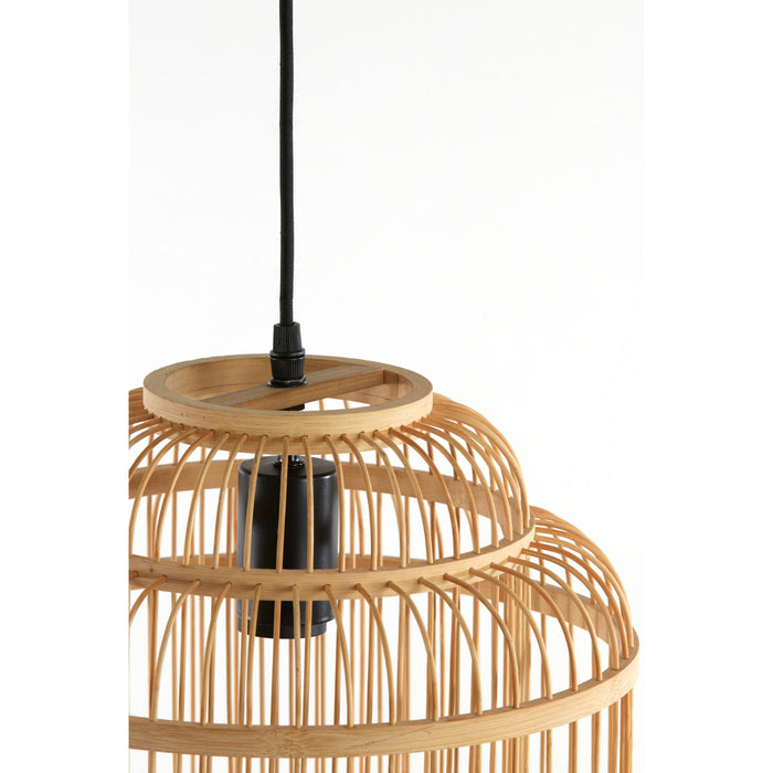 Luqaza Hanglamp Jeppe - Bamboe - 30x30x36cm