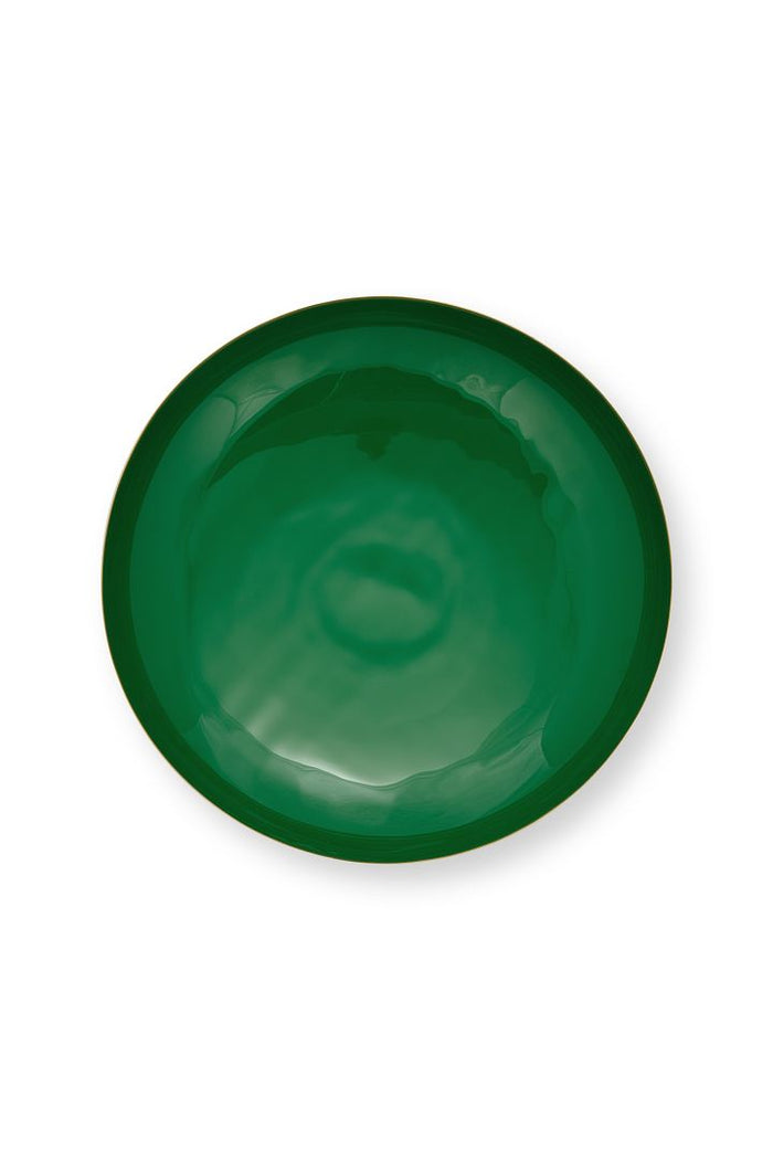 Pip Studio Serveerschaal - Metaal - 12,5 x 35 cm - Groen