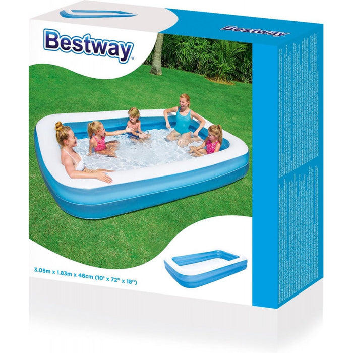 Bestway Opblaas Zwembad - 305 x 183 cm - Blauw