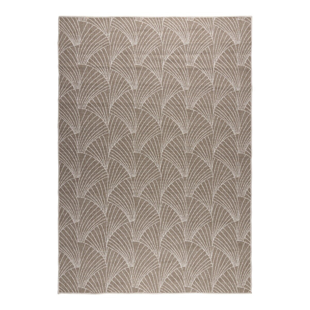 Interieur05 Buitenkleed Deco bruin|grijs dubbelzijdig - 200x290 cm