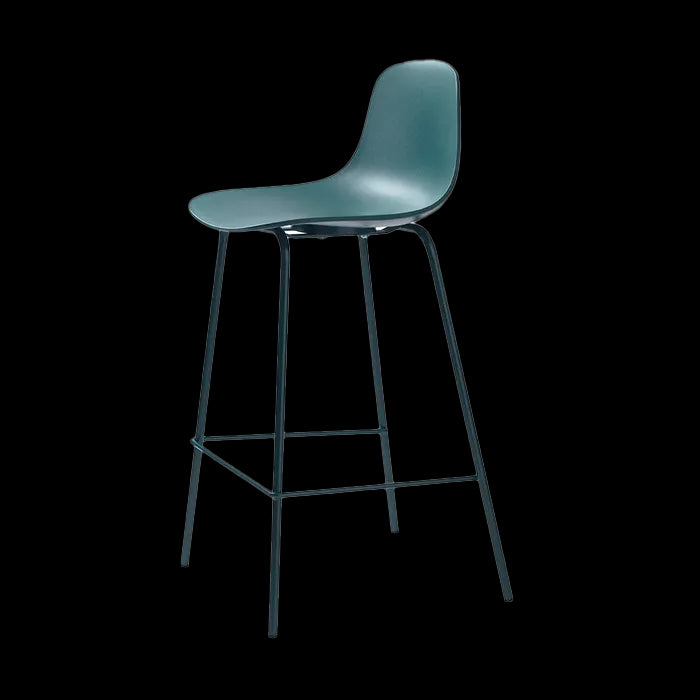 Lisomme Suus kunststof barkruk petrol