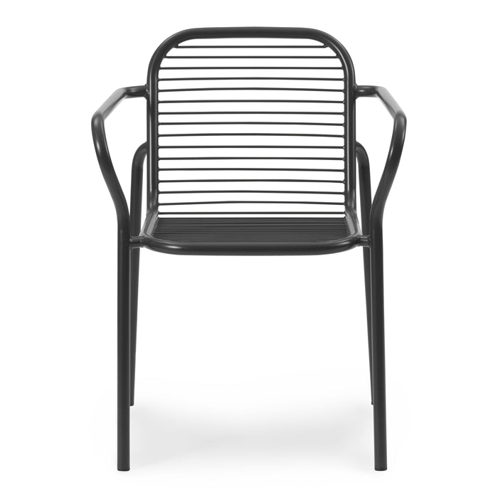 Normann Copenhagen Vig Tuinstoel met Armleuning - Zwart