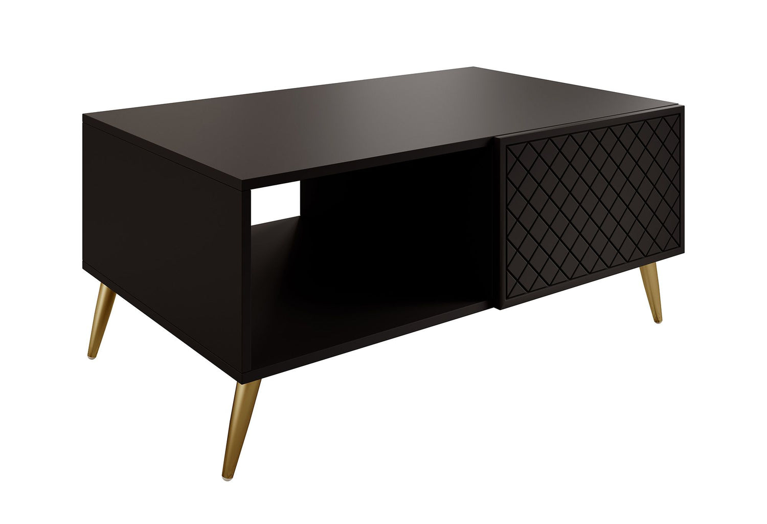 Meubella Salontafel Tadeo - Zwart - 99 cm