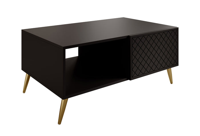 Meubella Salontafel Tadeo - Zwart - 99 cm