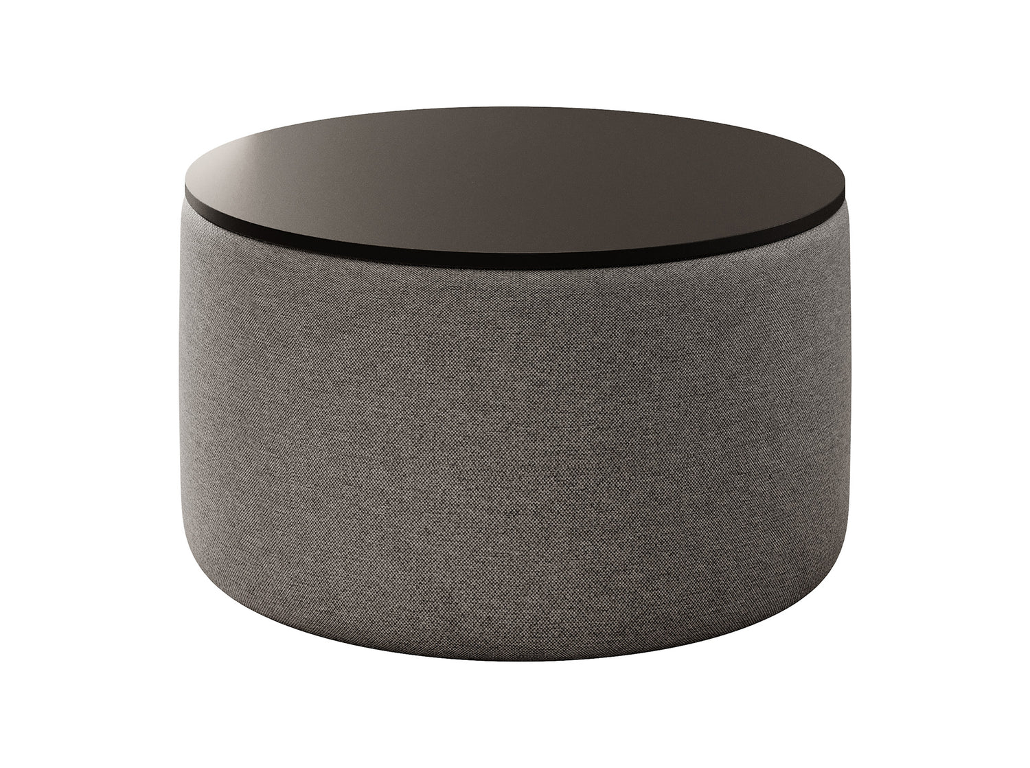 Meubella Salontafel Marcio - Grijs stof - 75 cm