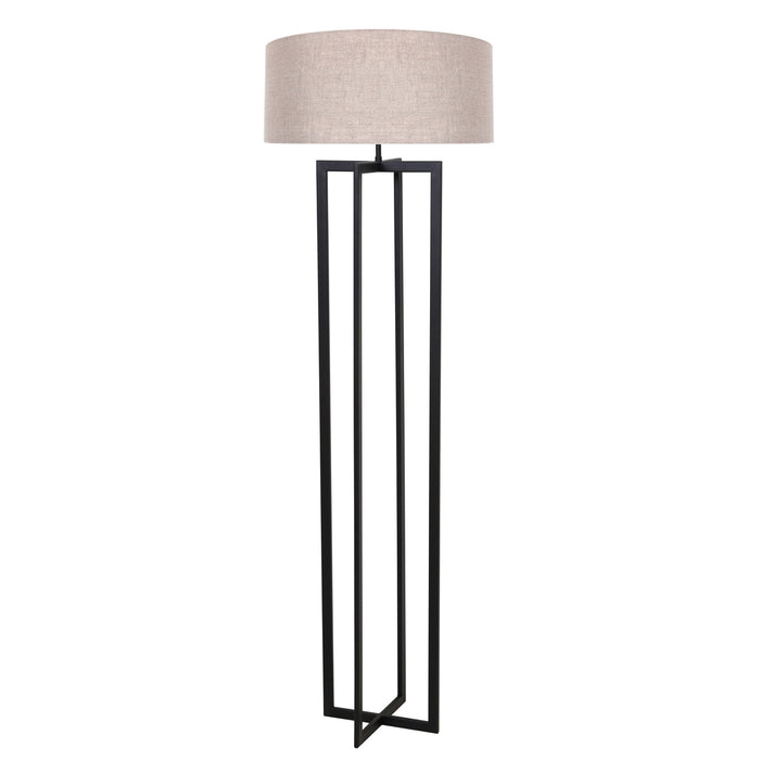 Light Living vloerlamp Mace - zwart - metaal - 8286ZW