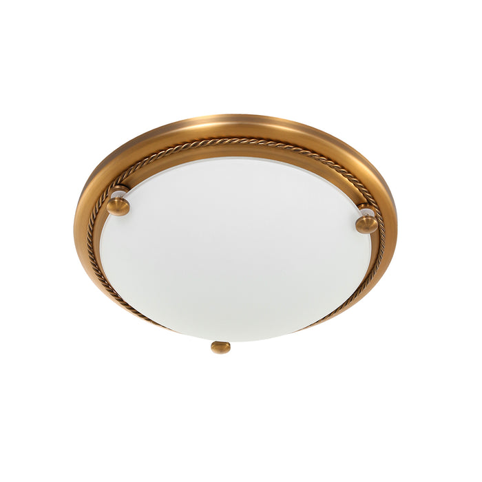 Steinhauer - plafonniere - Ceiling and wall - brons - glas metaal - Ø 29cm - E27 - 2785BR