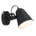 Anne Lighting - wandlamp - Dolphin - zwart - metaal - opbouwspot -