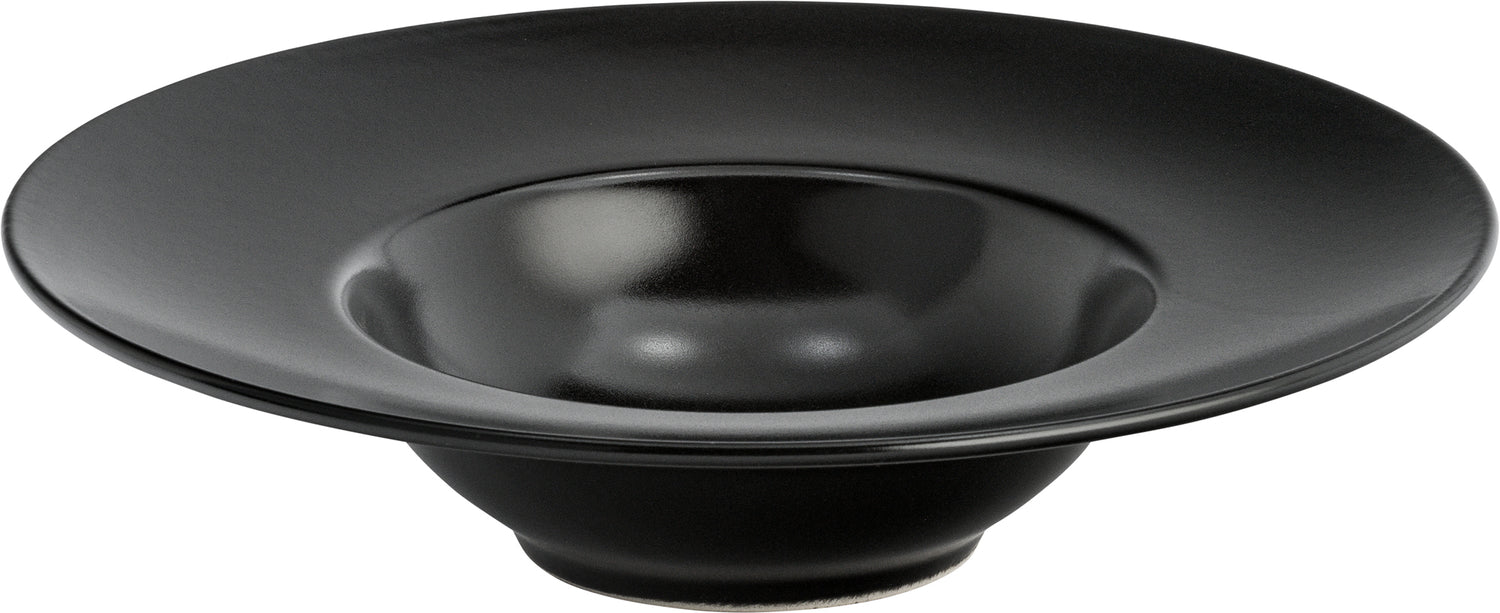 Lite-Body Hermes Pastabord - Set van 6 stuks - 28 cm - Zwart mat