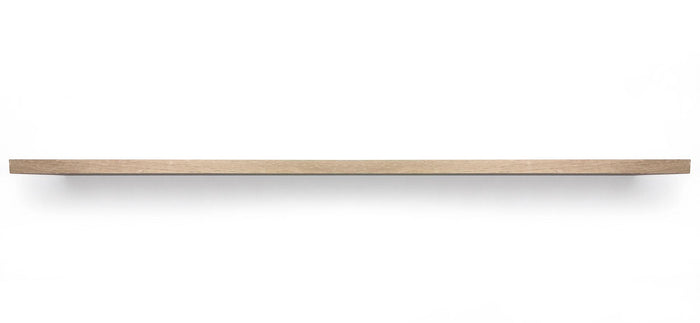 WoodBrothers Eikenhouten zwevende wandplank recht 120x30x2,5cm