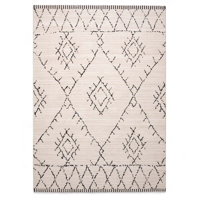 Boho&me Berber vloerkleed Beni Ouarain Sufian - crème|zwart - 80x150