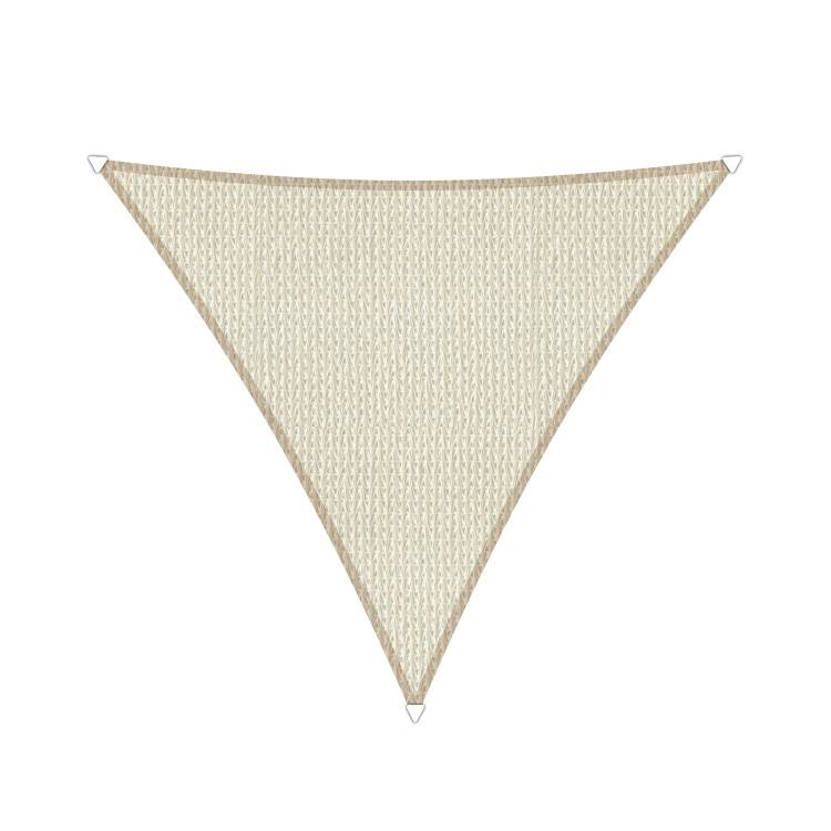 Sunfighters    driehoek 5x5x5m Ivoor met  Bevestigingsset