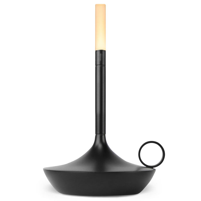 Graypants Wick Small tafellamp LED oplaadbaar zwart