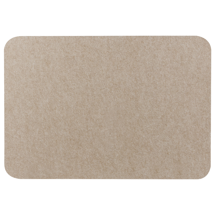 Beliani - SPLIT - Bureauscherm - Beige - 72 x 50 cm - Polyester