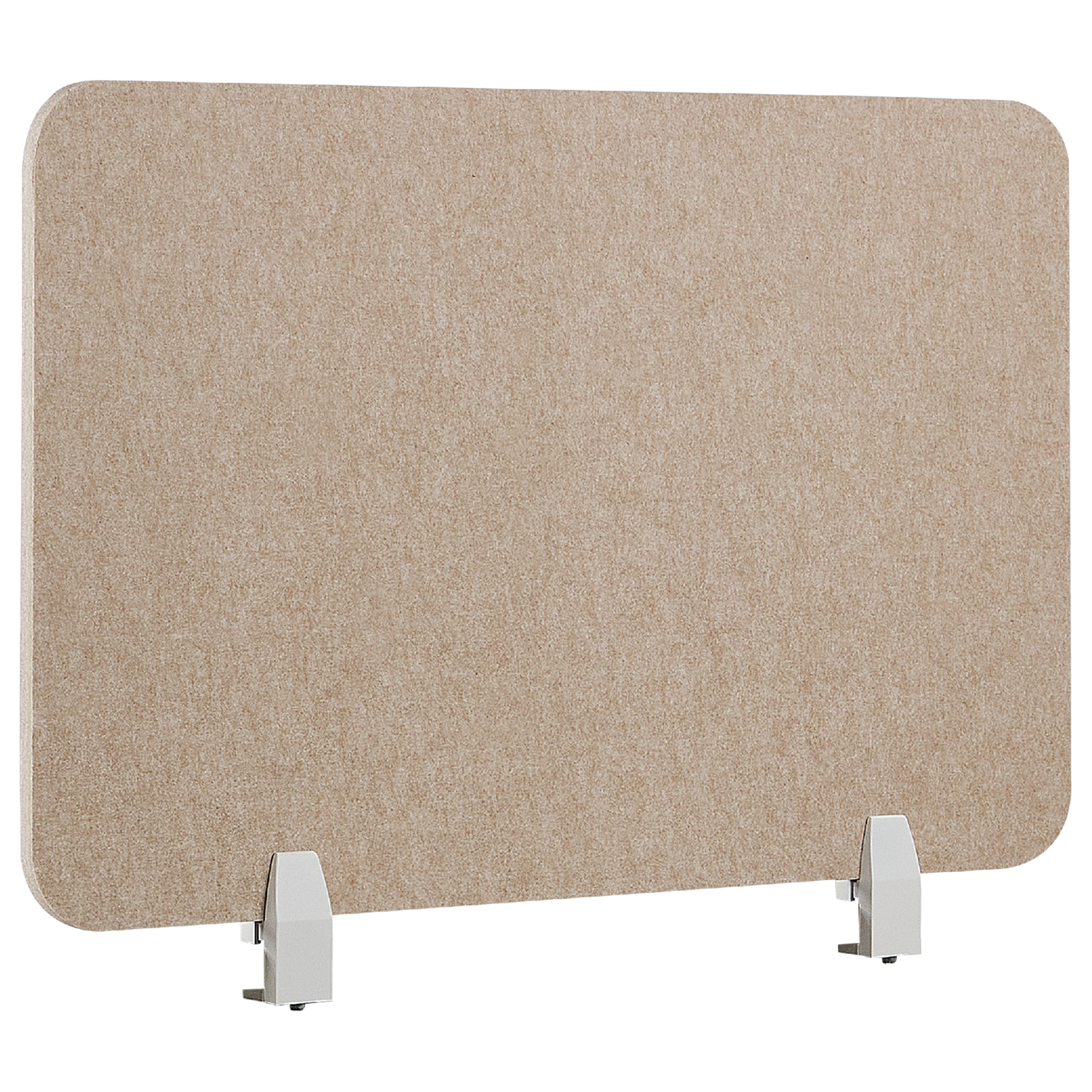 Beliani - SPLIT - Bureauscherm - Beige - 50 x 80 cm - Polyester
