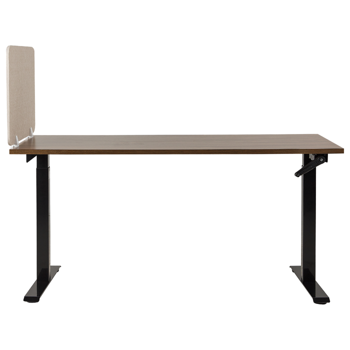 Beliani - SPLIT - Bureauscherm - Beige - 50 x 80 cm - Polyester