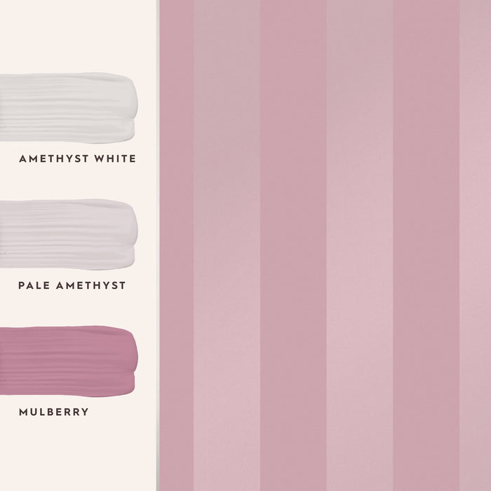 Laura Ashley Lille Pearlescent Stripe Behang - Streep - 10mx52cm -