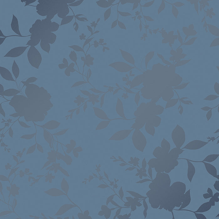 Laura Ashley Westbourne Behang - Bloemen - 10mx52cm - Blauw