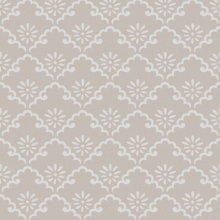 Laura Ashley Coralie Behang - Bloemen - 10mx52cm - Beige