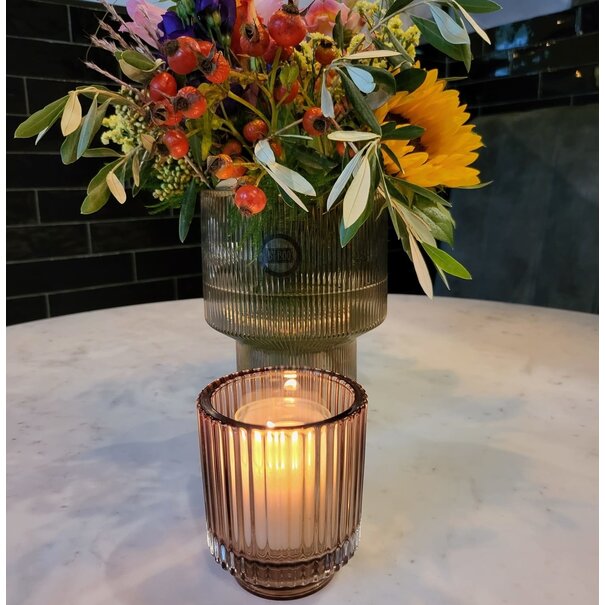 FURNILUX - Riba 1 vaas - Brown