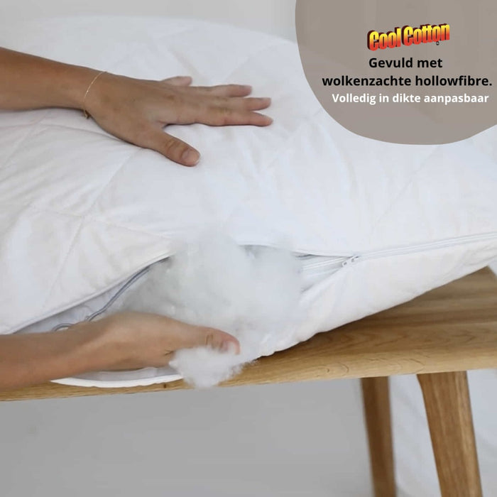 Cool Cotton - Katoen;Kunstvezel Kussen- 60x70cm