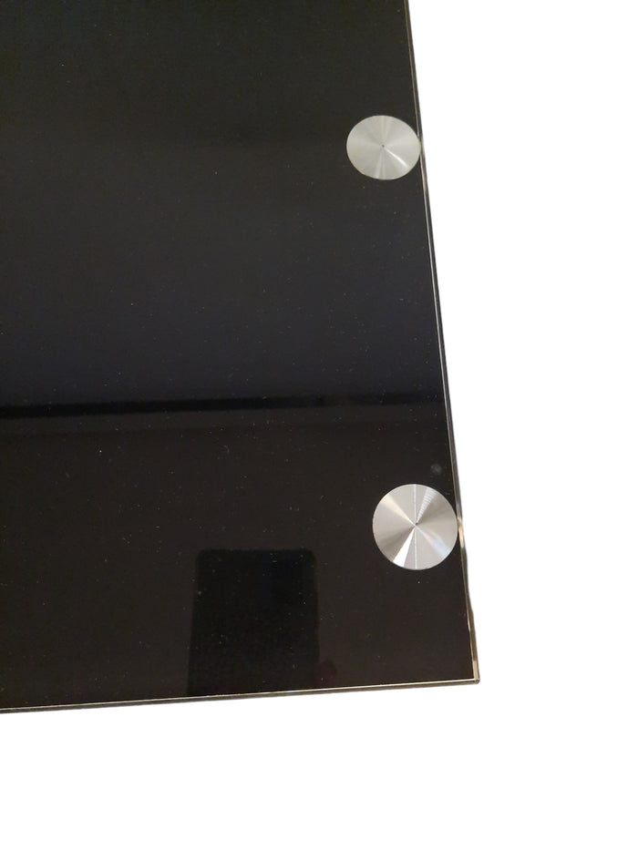 FURNILUX - Wand kapstok De Luxe 8 Haken - GLAS -Zwart