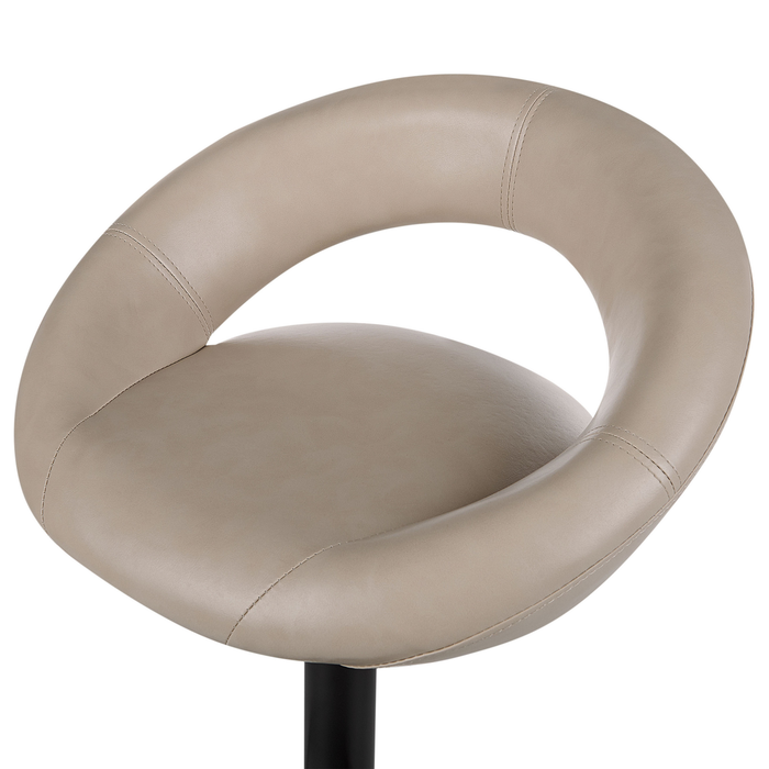 Beliani - PEORIA II - Barkruk set van 2 - Lichtbeige - Kunstleer