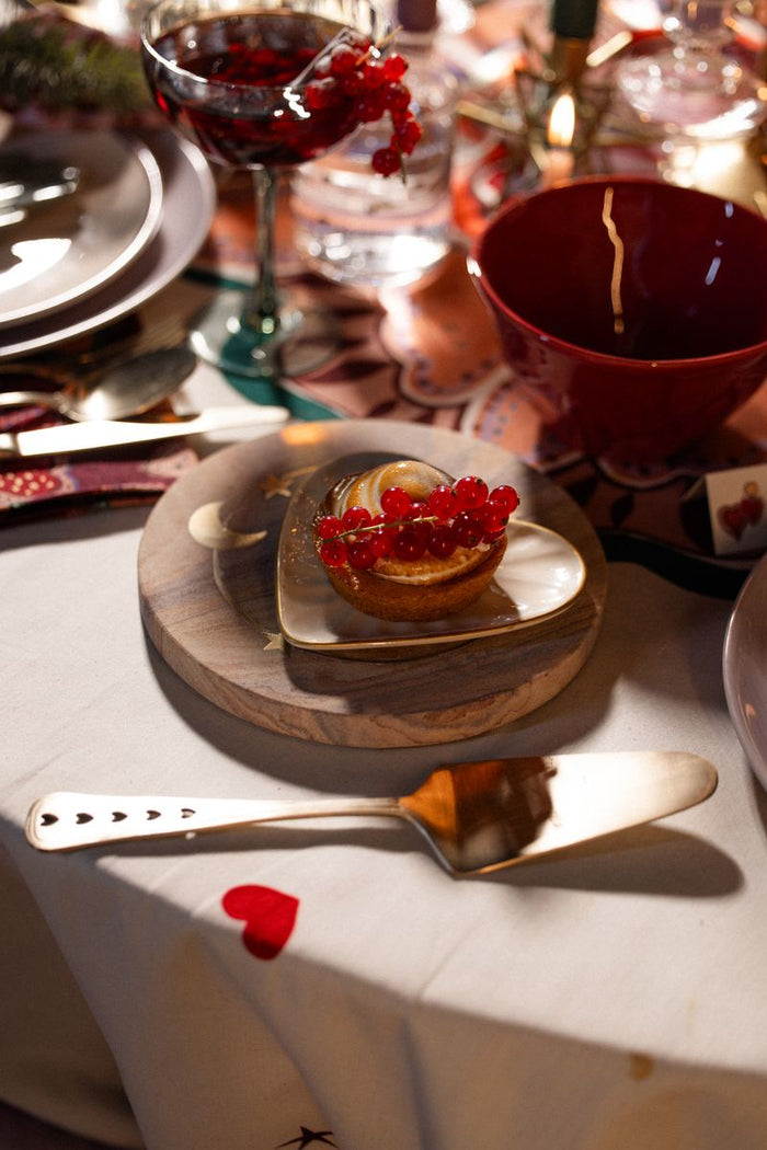 Sissy-Boy Gouden taartschep met hartjes