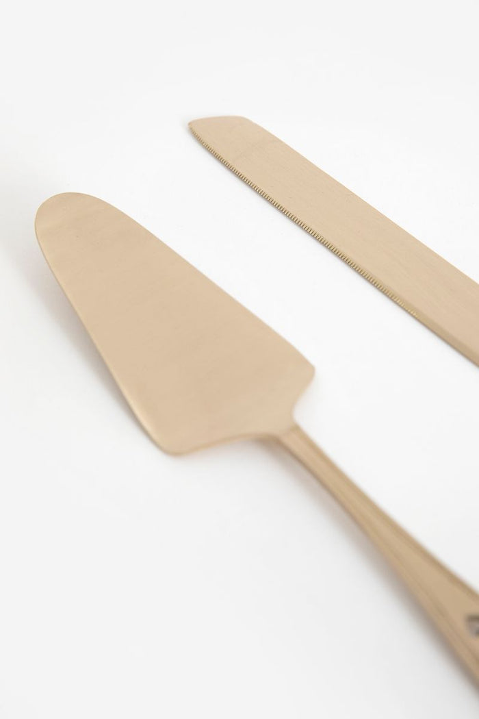 Sissy-Boy Gouden taartschep met hartjes