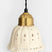 Sissy-Boy Witte keramische hanglamp met brass
