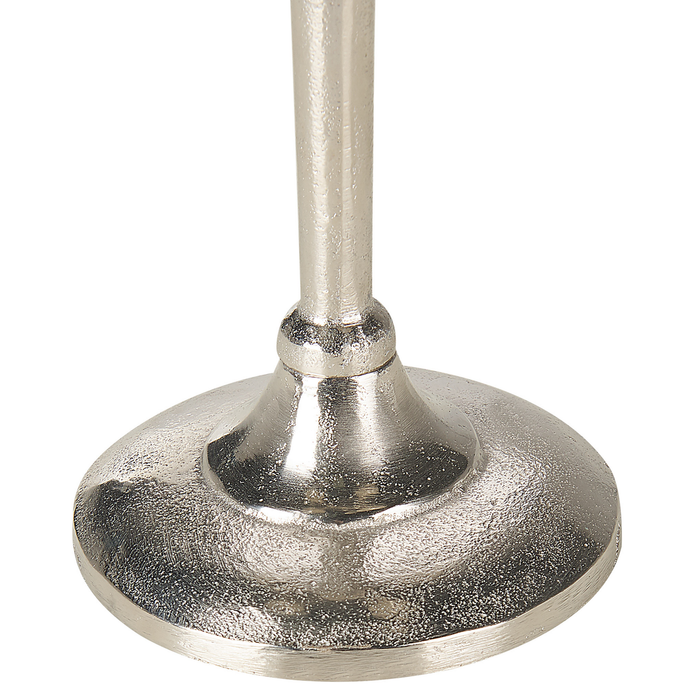 Beliani - PETRA - Kandelaar - Zilver - Aluminium