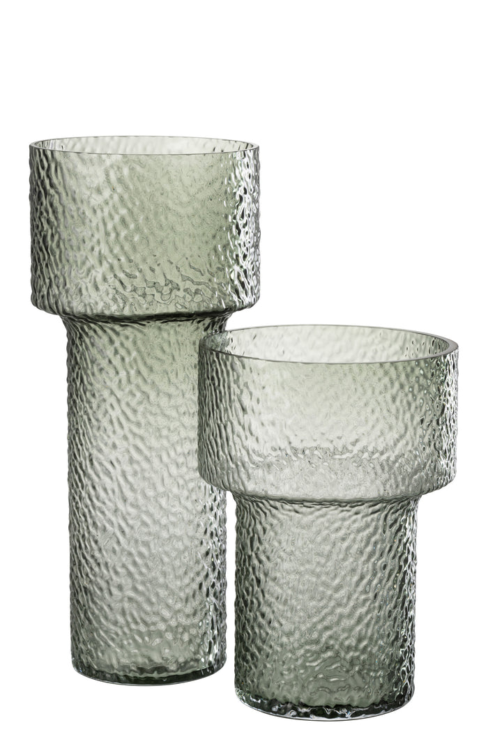 J-Line voorraadpot Elia - glas - transparant - small