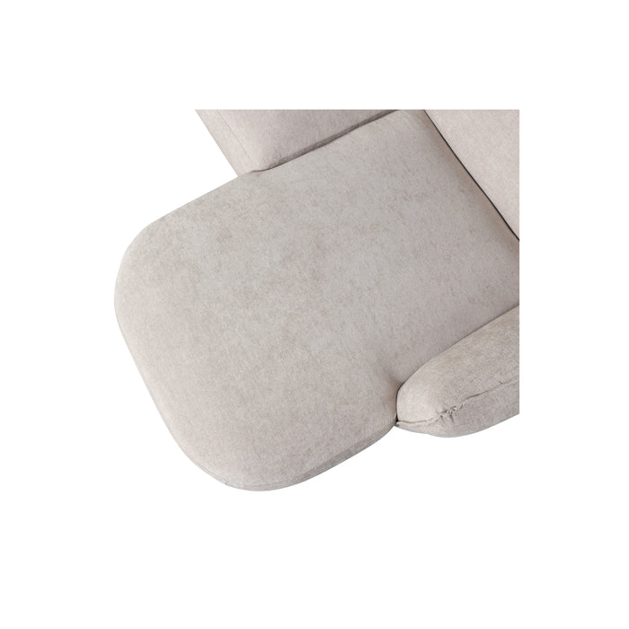 WOOOD Polly Bank Links- Polyester - Zand - 71x353x150|245