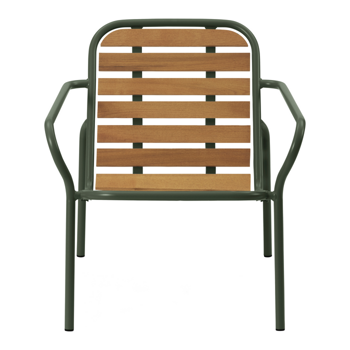 Normann Copenhagen Vig Loungestoel Robiniahout - Groen
