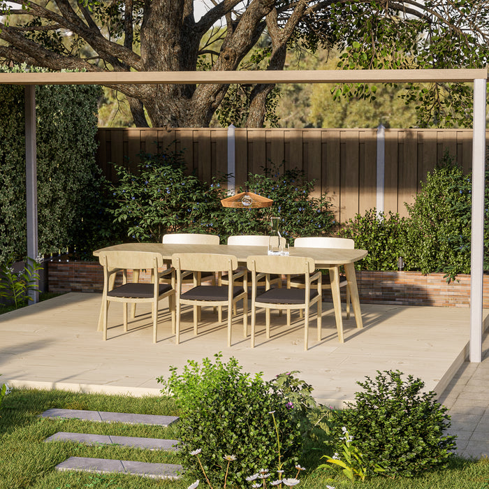 by fonQ Scandi Tuinset - Acaciahout