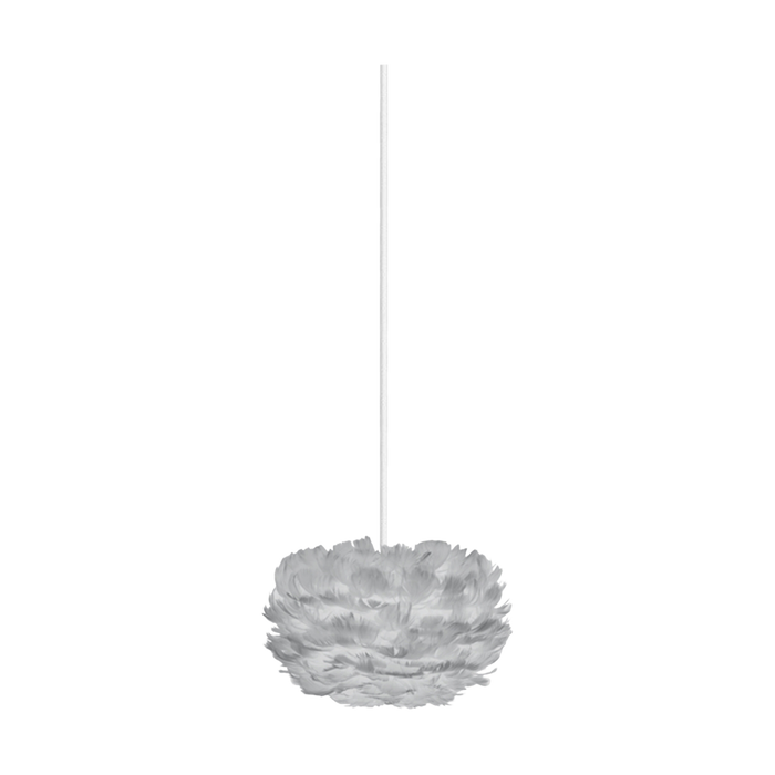 Umage Eos Micro hanglamp light grey - met koordset wit - Ø 22 cm