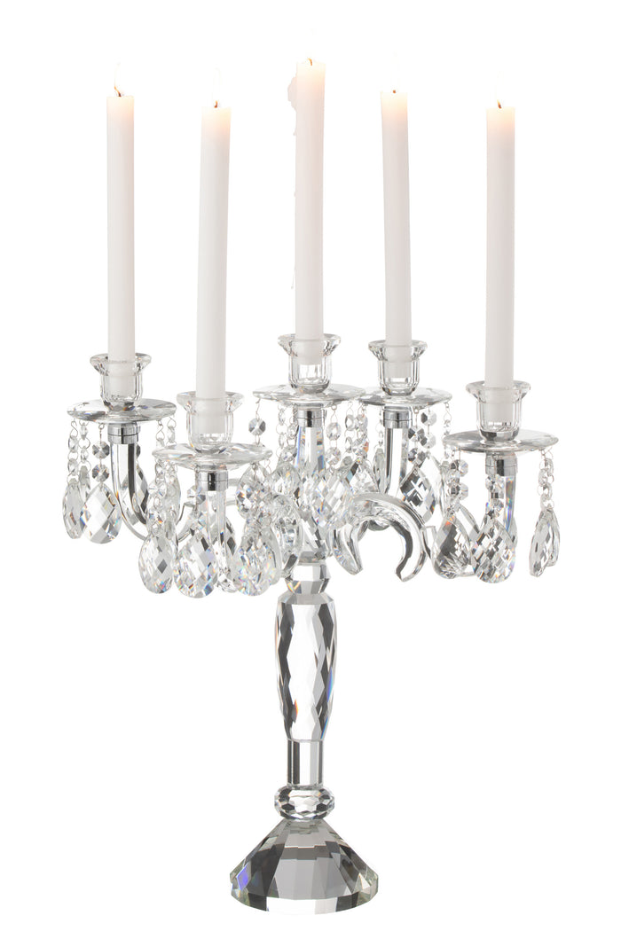 J-Line kerstboom Kaal - metaal - zwart - small - LED