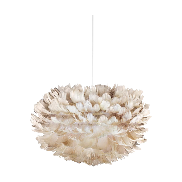 Umage Eos Mini hanglamp light brown - met koordset wit - Ø 35 cm