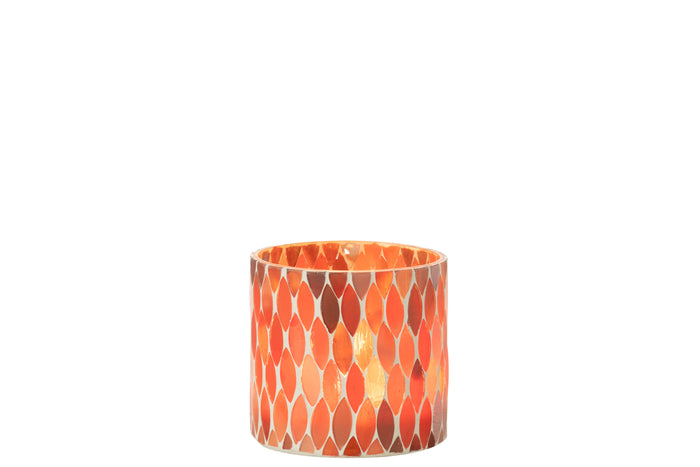 J-Line decoratie Kers - polyresin - blinkend rood - small