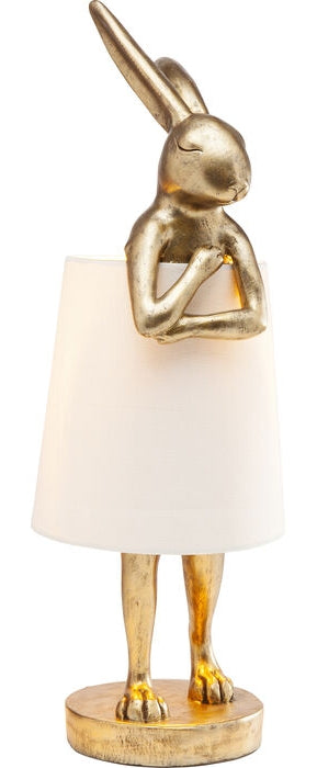 Kare Design Animal Rabbit Tafellamp 68 Cm - Goudkleurig