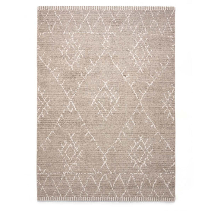 Boho&me Berber vloerkleed Beni Ouarain Sufian - lichtgrijs|crème -