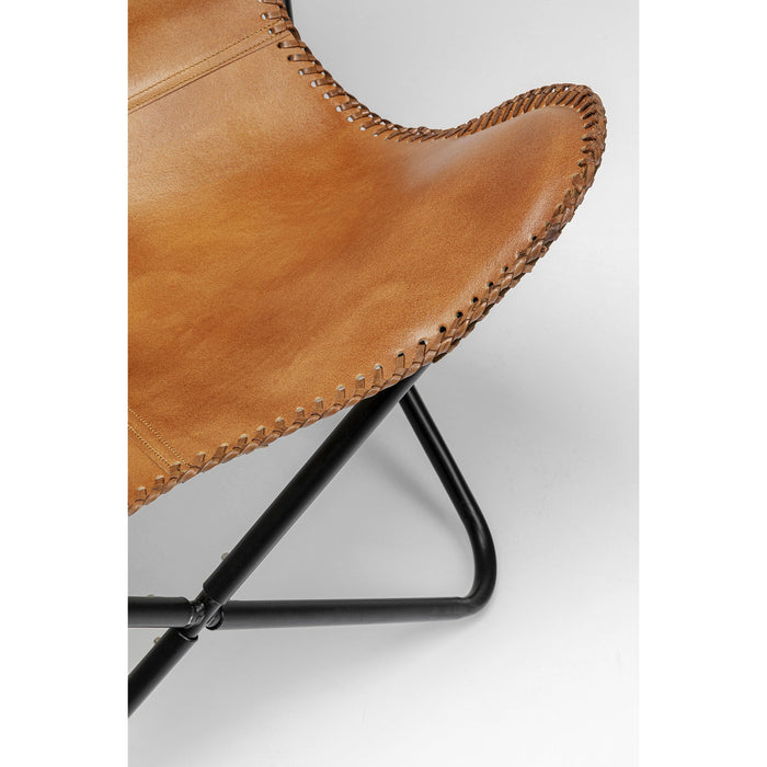 Kare Fauteuil California Leather Brown