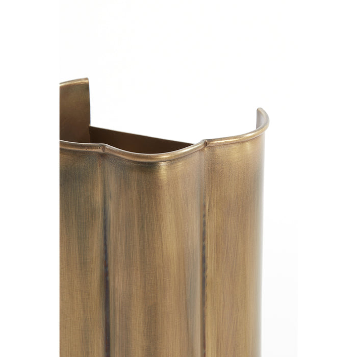 vtwonen Wandlamp Fringe - Antiek Brons - 13.5x9.5x20.5cm