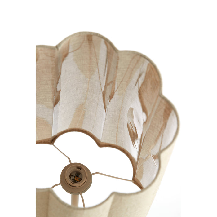 vtwonen Vloerlamp Fringe - Naturel - Ø30cm