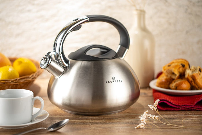 Edenberg Classic Line - Fluitketel RVS - 3.0 liter