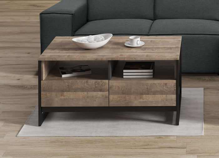 Meubella Salontafel Acasia - Grijs - Eiken - 108 cm